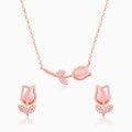 Pink Quartz Flower Combo