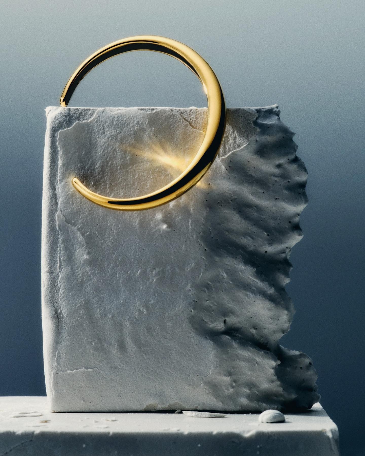 Aurora Gold-Plated Hoop Earrings