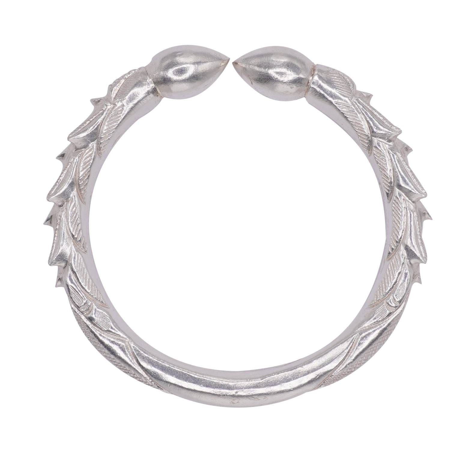 Kade Chura Traditional Bangle (Silver)